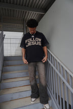 Follow Jesus Rhinestone T-Shirt