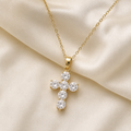 Radiant Cross Necklace
