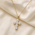 Radiant Cross Necklace