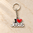 I Love Jesus Keychain