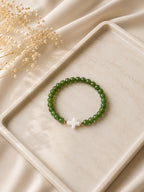 Faith Cross Beaded Bracelet | Christian Stretch Bracelet