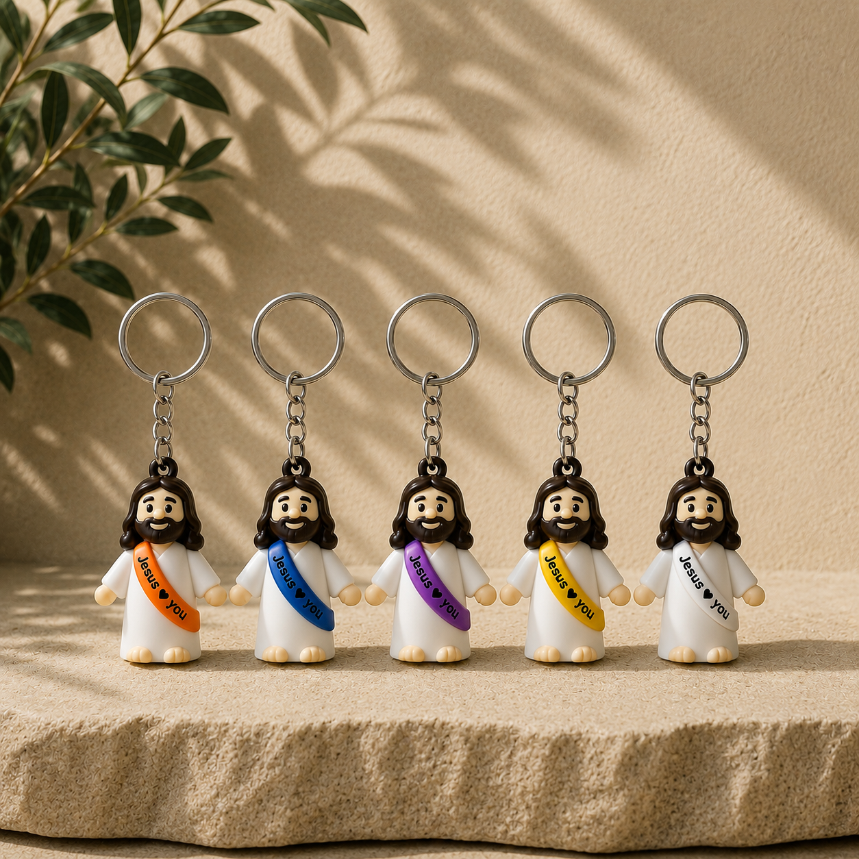 Jesus Loves You Keychain | Christian Keychain