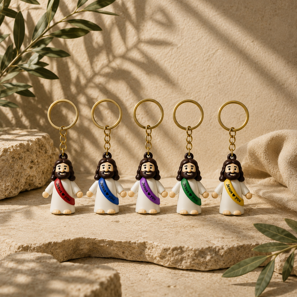 Jesus Loves You Keychain | Christian Keychain