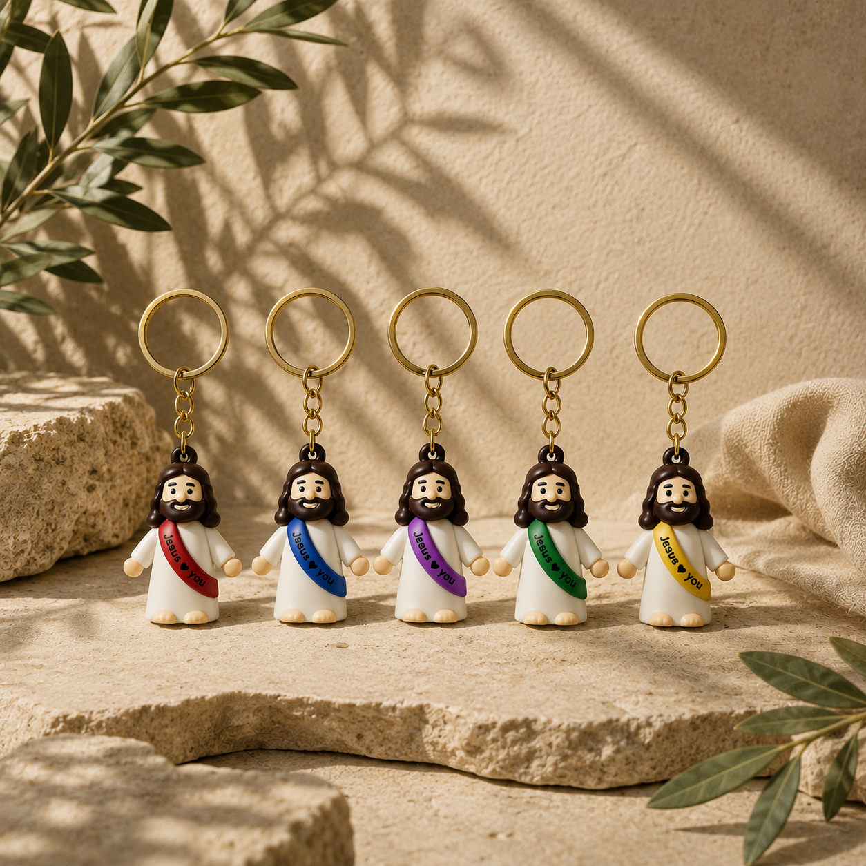Jesus Loves You Keychain | Christian Keychain