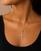 Twisted Cross Necklace