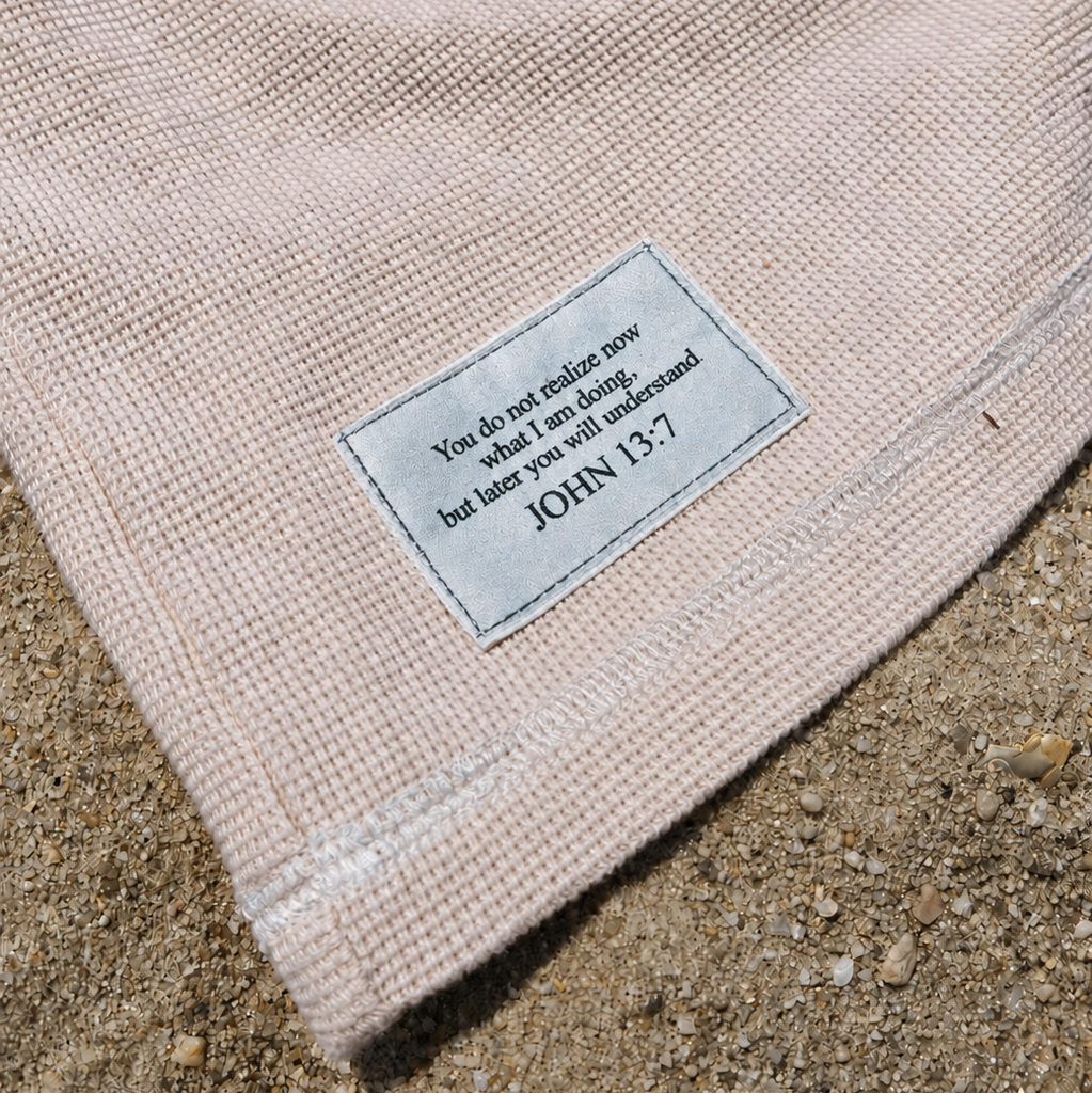Jesus Is the Way™ Waffle Knit Layered Shirt – Desert Sand