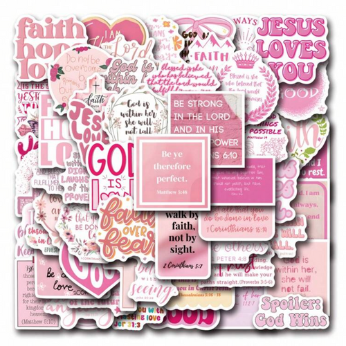 Christian Sticker Pack 10 Pack | Faith Stickers | Zion Era