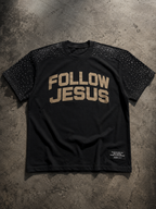 Follow Jesus Rhinestone T-Shirt