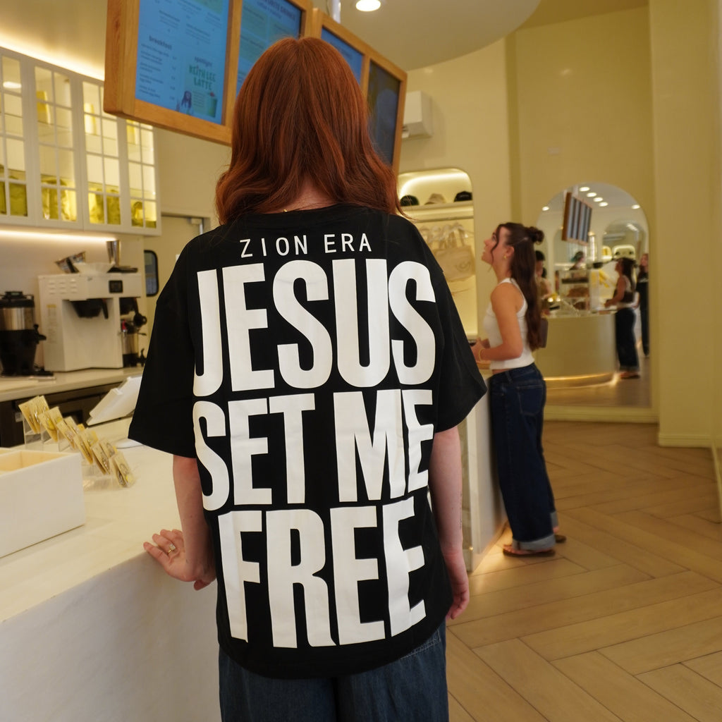 Jesus Set Me Free Oversized T-Shirt