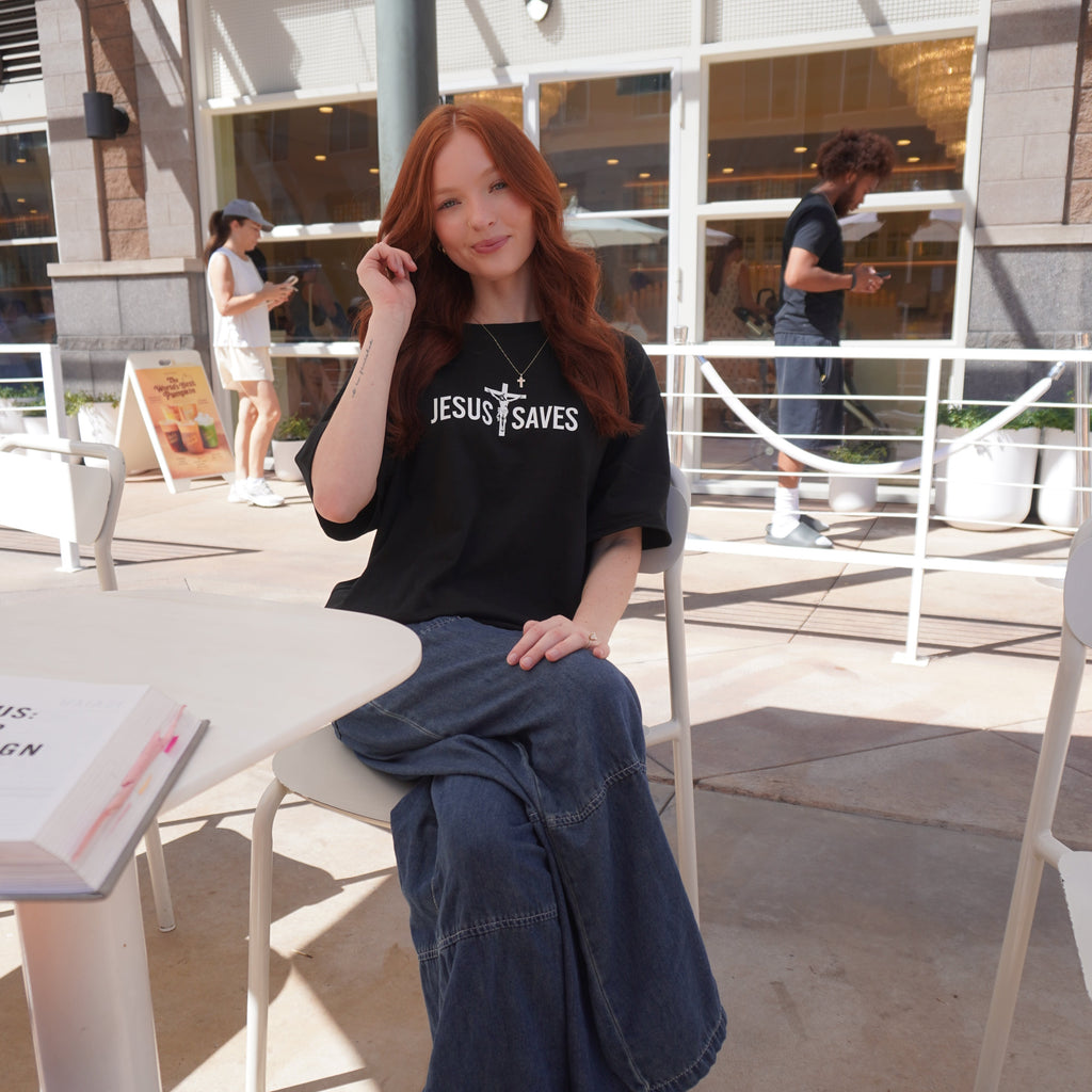 Jesus Set Me Free Oversized T-Shirt