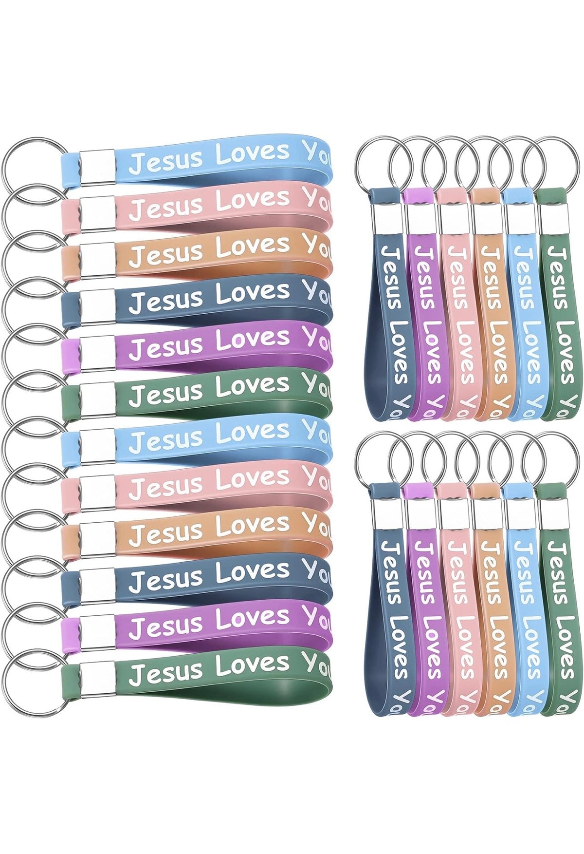 Jesus loves you keychain