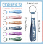 Jesus loves you keychain