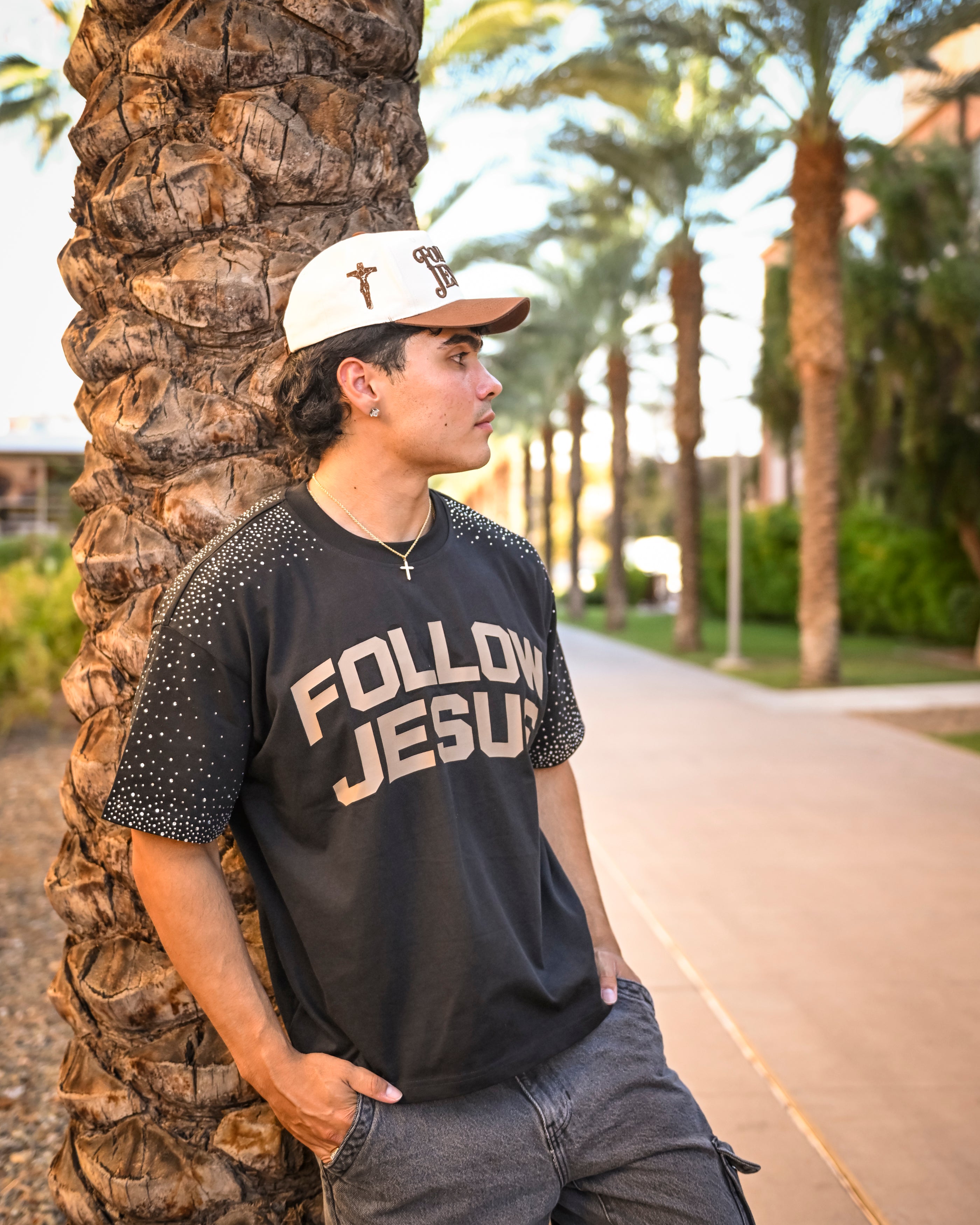 Follow Jesus Premium Snapback